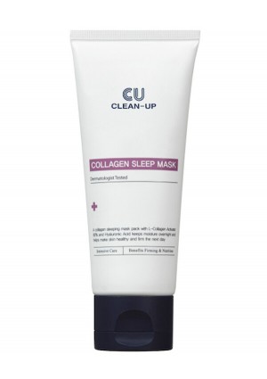CU SKIN Clean Up Collagen Sleep Mask 70 мл: Омоложенная, Упругая и Сияющая Кожа За Ночь